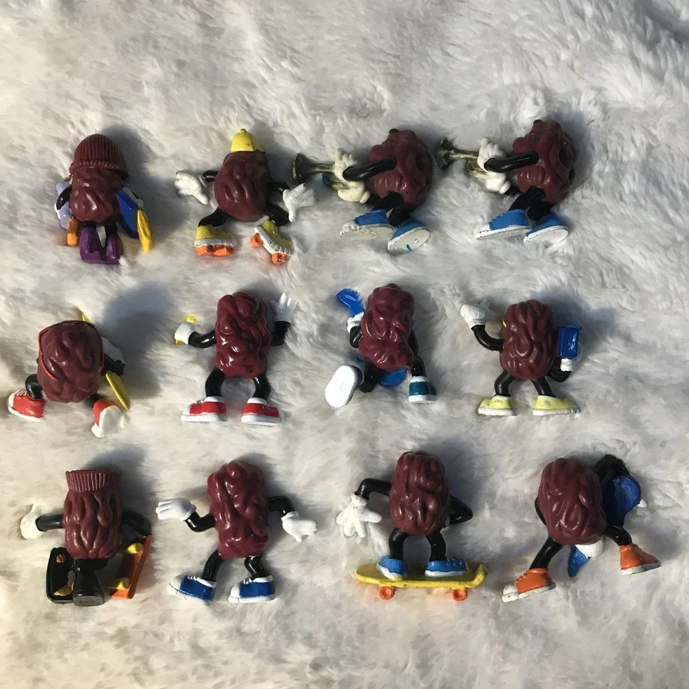 VTG Hardee's California Raisins 1980s, Music Skating Guitar Radio Lot of 12